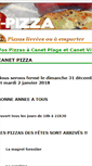 Mobile Screenshot of canet-pizza.com